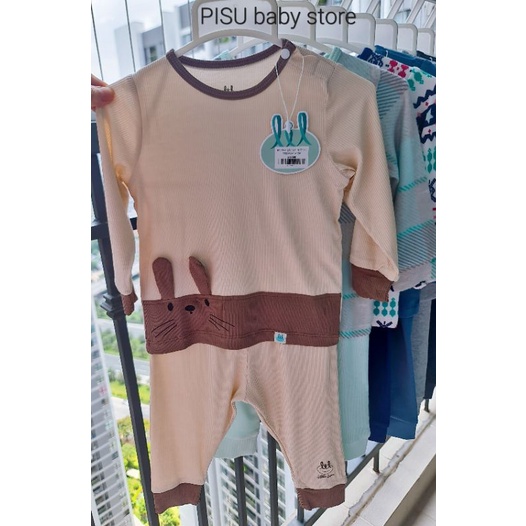 Lil little love - Bộ dài tay điều hòa thu đông vải tăm cho bé 9m-4y