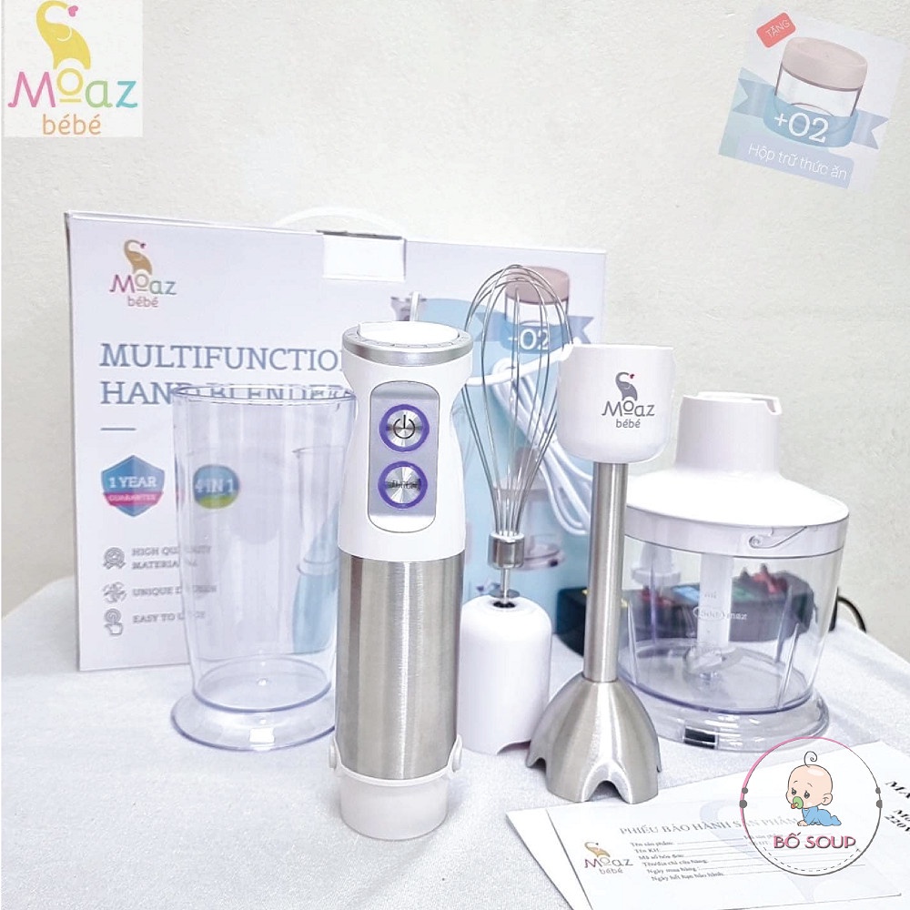 Máy Xay Cầm Tay Đa Năng MOAZ BEBE MB026