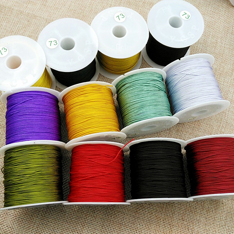 5-35 met dây dù 0,6mm xỏ chuỗi hạt đá, vòng tay  #73