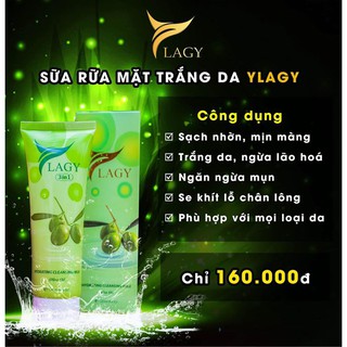 Sữa Rữa Mặt YLAGY Chiết Xuất Quả Oliu 120ml