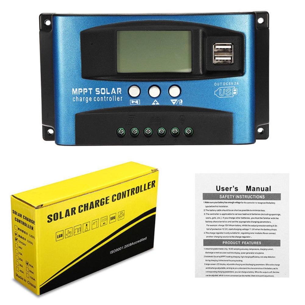 UNIO MPPT auto 60A solar controller 12V24V charge and discharge display controller