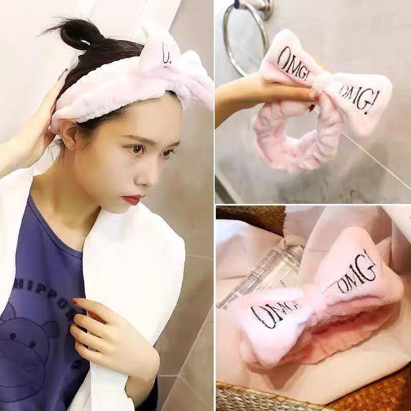 Bờm cài tóc tiểu thư hình OMG Comavi bản to bé gái đáng yêu giá rẻ co giãn BD31