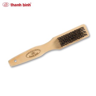 Bàn Chải Sắt Đánh Rỉ 7 hàng Thanh Bình - Dụng cụ đánh rỉ sét cán gỗ - Sử dụng để chà tường, bề mặt kim loại