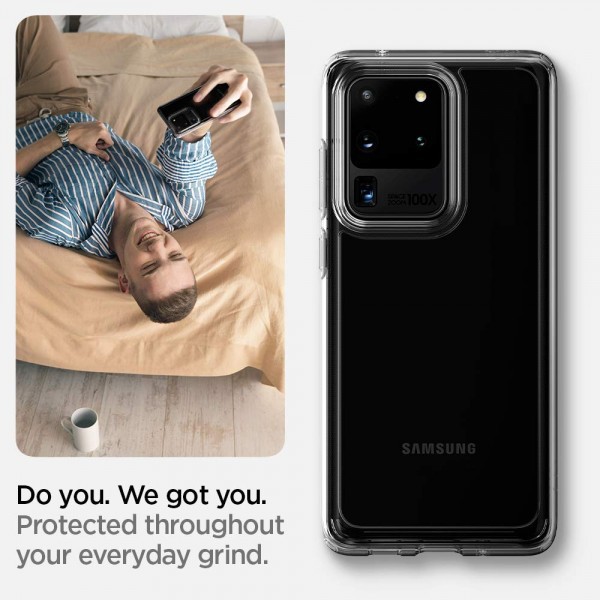 {Samsung Galaxy S20/S20 Plus/S20 Ultra} Ốp lưng dành cho Spigen Crystal Hybrid/ Ultra Hybrid/ Ultra Hybrid S Chính hãng