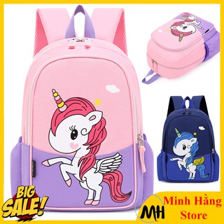 Balo đi học cho bé mầm non lớn và bé lớp 1 size 37cm hình kì lân dễ thương