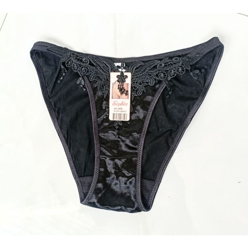 Quần lót nữ cotton dây lưng phối ren quyến rũ - quần chip dây