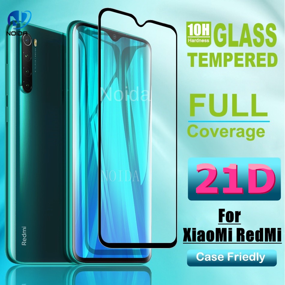 Kính Cường Lực Bảo Vệ Toàn Màn Hình 21d Cho Xiaomi Redmi Note 8 8A 9 9A 9C NFC 9i 9s K30 Pro Plus Max Prime #bin.case#