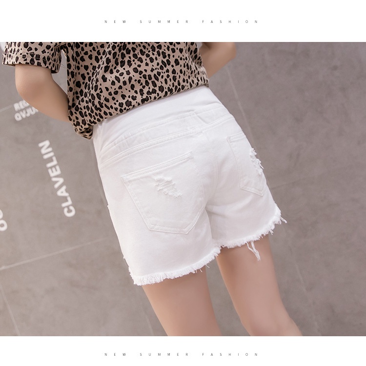 Quần đùi  Bầu Jean kaki mềm