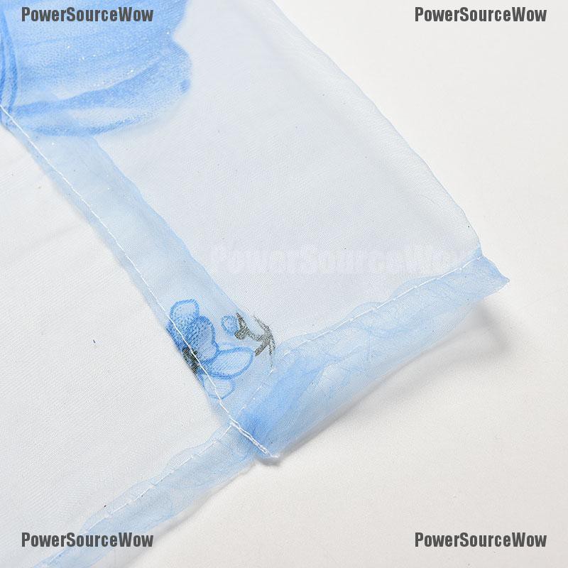 Rèm Cửa Vải Tuyn Hình Hoa Tulip Chất Liệu Polyester Kích Thước 100x200cm