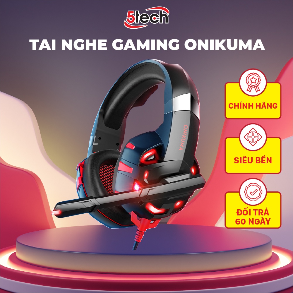 Tai nghe gaming ONIKUMA K2A tai nghe chụp tai chống ồn dành cho game thủ