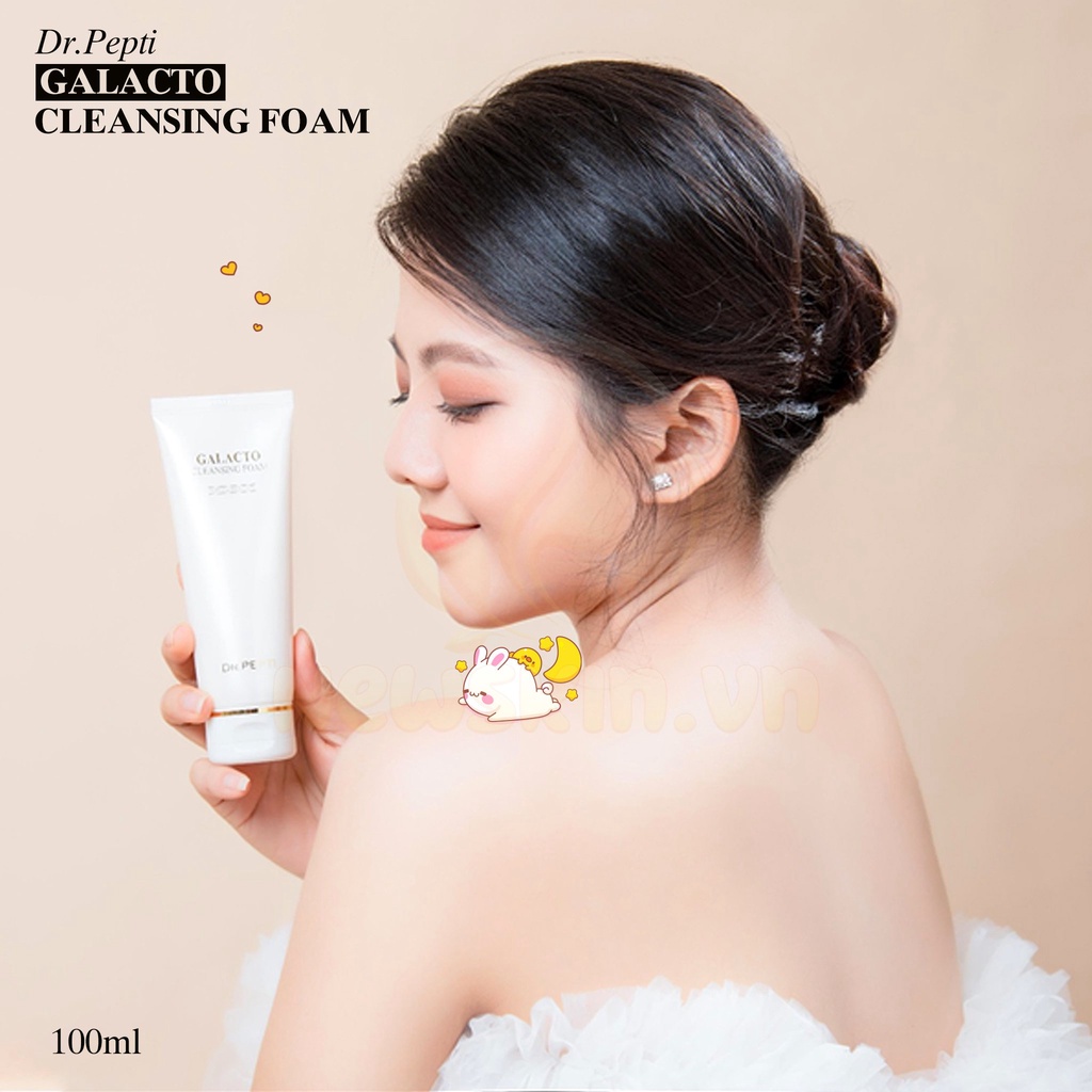 Sữa Rửa Mặt Tạo Bọt Dr.Pepti Galacto Cleansing Foam 110ML