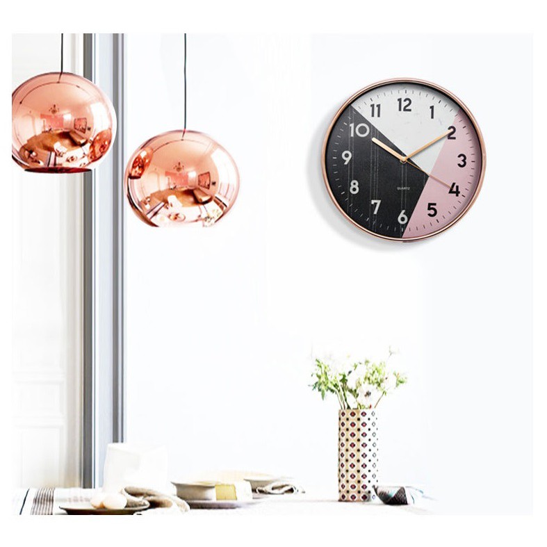 Đồng hồ treo tường trang trí phối màu sang trọng DECOSA