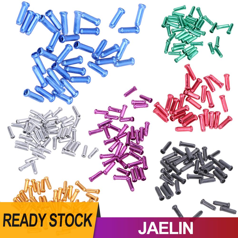 Set 50 đầu bọc dây phanh xe đạp bằng nhôm