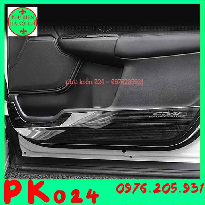 Bộ ốp tapli CR-V, CRV 2018-2022 vân Titan chống xước va đập khi mở cửa và làm đẹp xe