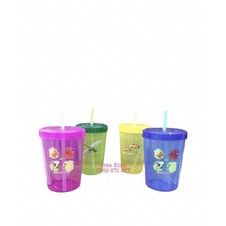 Combo 2 ly nước ống hút đủ size