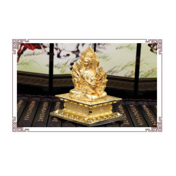 Tượng Phật Thế Âm Bồ Tát - Tượng phong thủy trang tríxe hơi - 5537