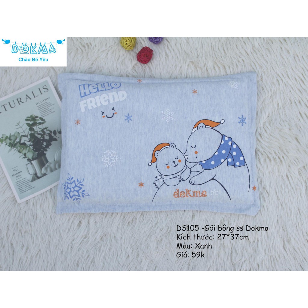 Gối bông sơ sinh Dokma