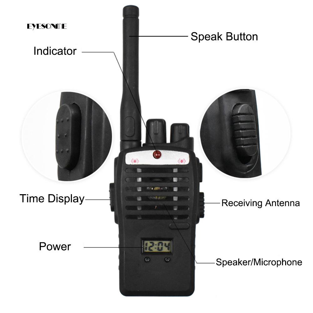 Set 2 đồ chơi bộ đàm Walkie Talkie sáng tạo vui nhộn cho trẻ em