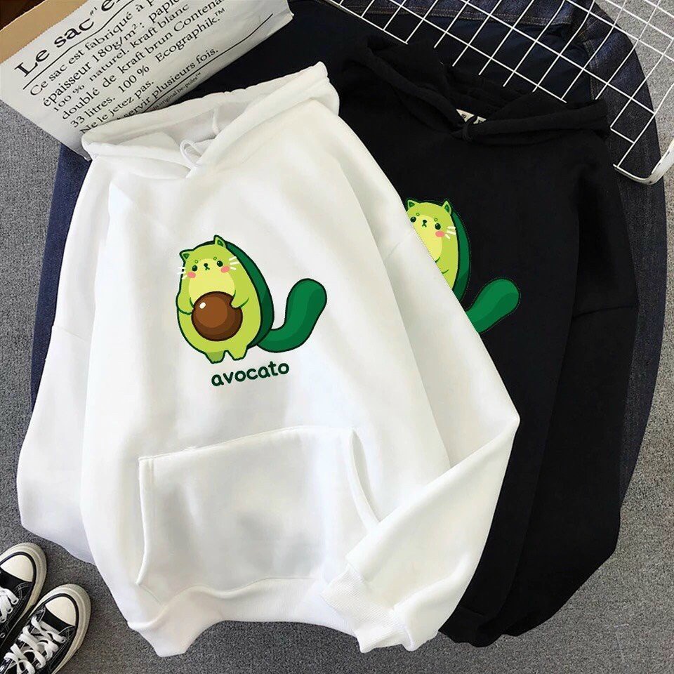 Áo khoác Hoodie form rộng sweater nỉ Ulzzang Avocado Hot trend Thời Trang Thu Đông đứng đẹp nino.shop1 | BigBuy360 - bigbuy360.vn