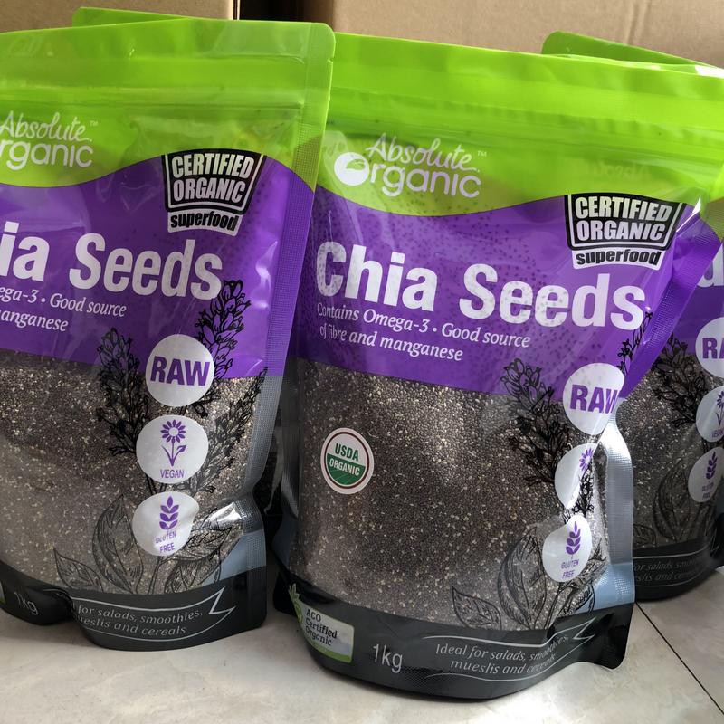 Hạt chia Úc Absolute Organic 1KG