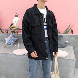Áo khoác #Jeans đen