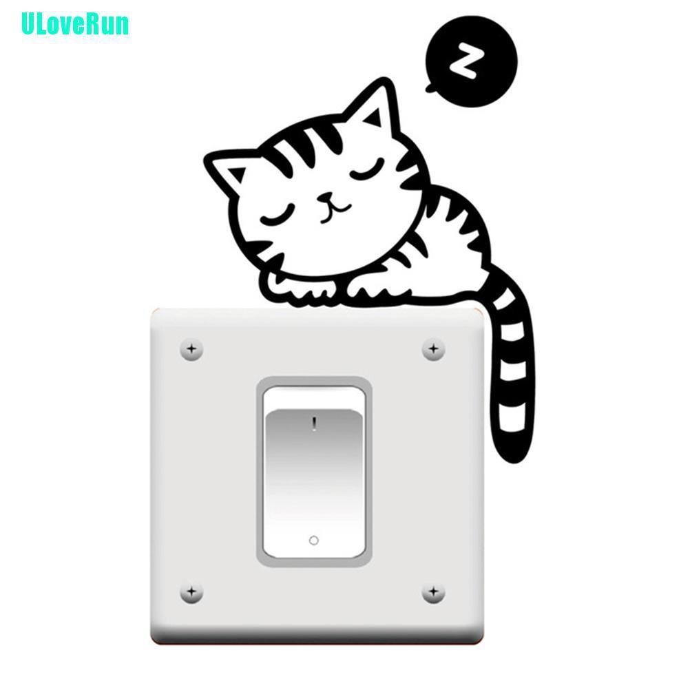Miếng Dán Trang Trí Công Tắc Hình Nhân Vật Hoạt Hình Thân Thiện Với Môi Trường