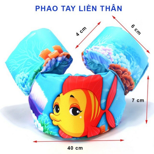 Phao Đeo Tay Và Ngực Cho Bé,Phao Tập Bơi Liền Thân Cho Bé