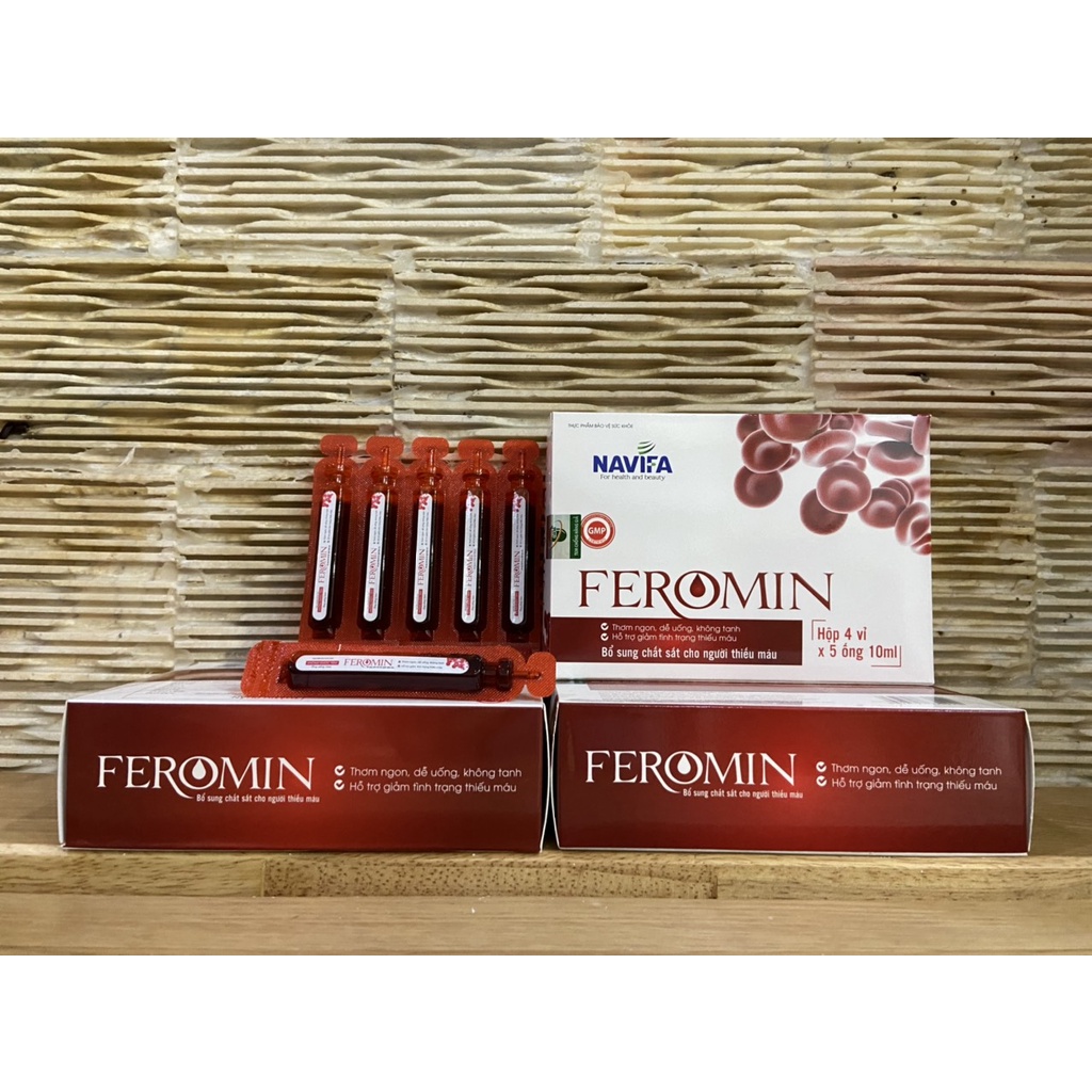 FEROMIN Sắt ống không tanh cho mẹ và bé.