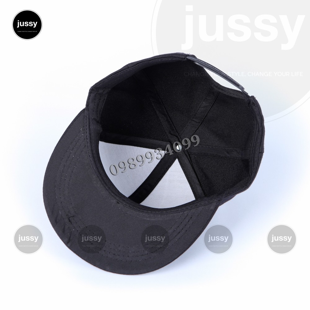 MŨ SNAPBACK TRƠN ĐEN FORM ĐẸP