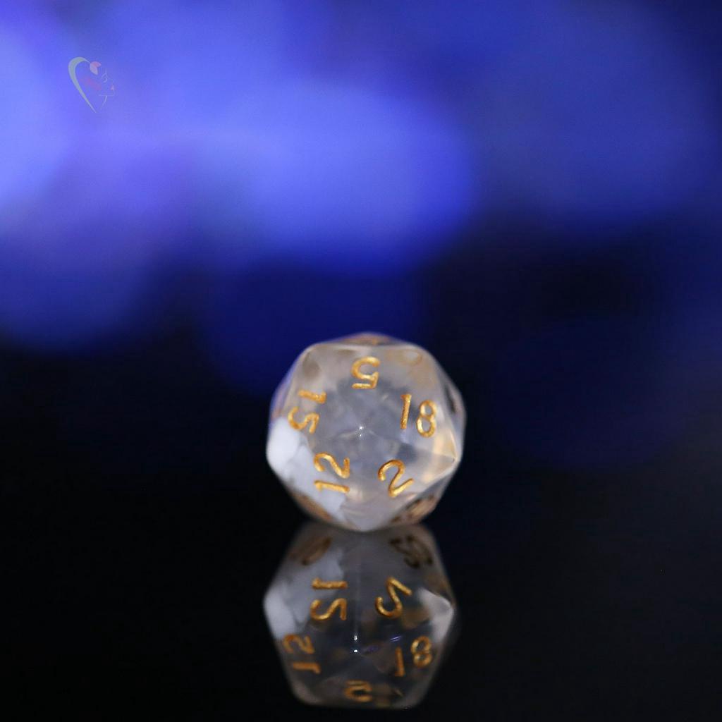 VN Set 7 Viên Xúc Xắc Đa Diện Nhiều Màu Sắc