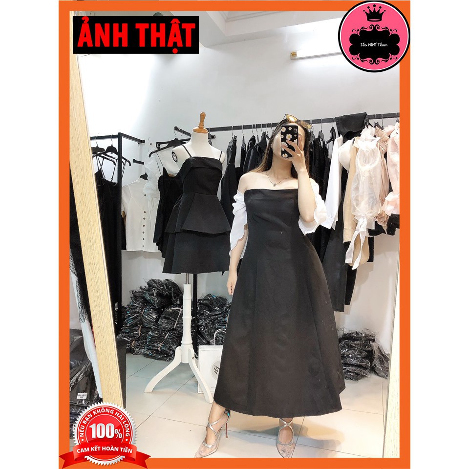 VÁY DỰ TIỆC - ĐẦM MAXI CÓ MÚT NGỰC VẢI COTTON FREESIZE | BigBuy360 - bigbuy360.vn