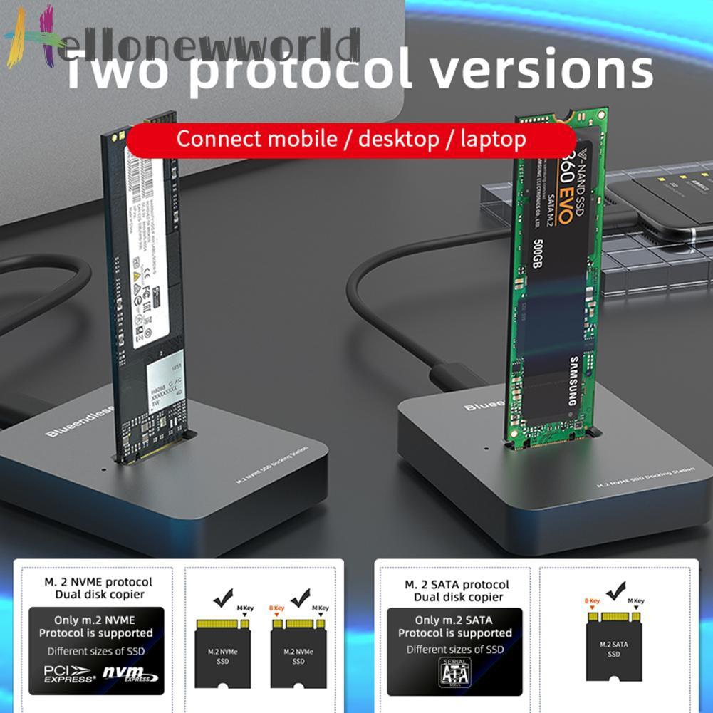 Đế Chuyển Đổi Type-C Ssd 10gbps M.2 Sata Nvme | BigBuy360 - bigbuy360.vn