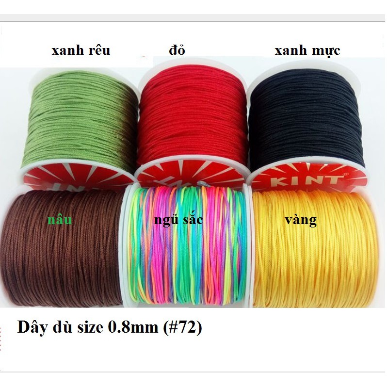 Cuộn 50m dây dù size 0.8mm (#72)