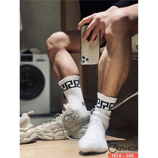 Vớ tất nam cổ cao dày dặn cao cấp qshop tk76