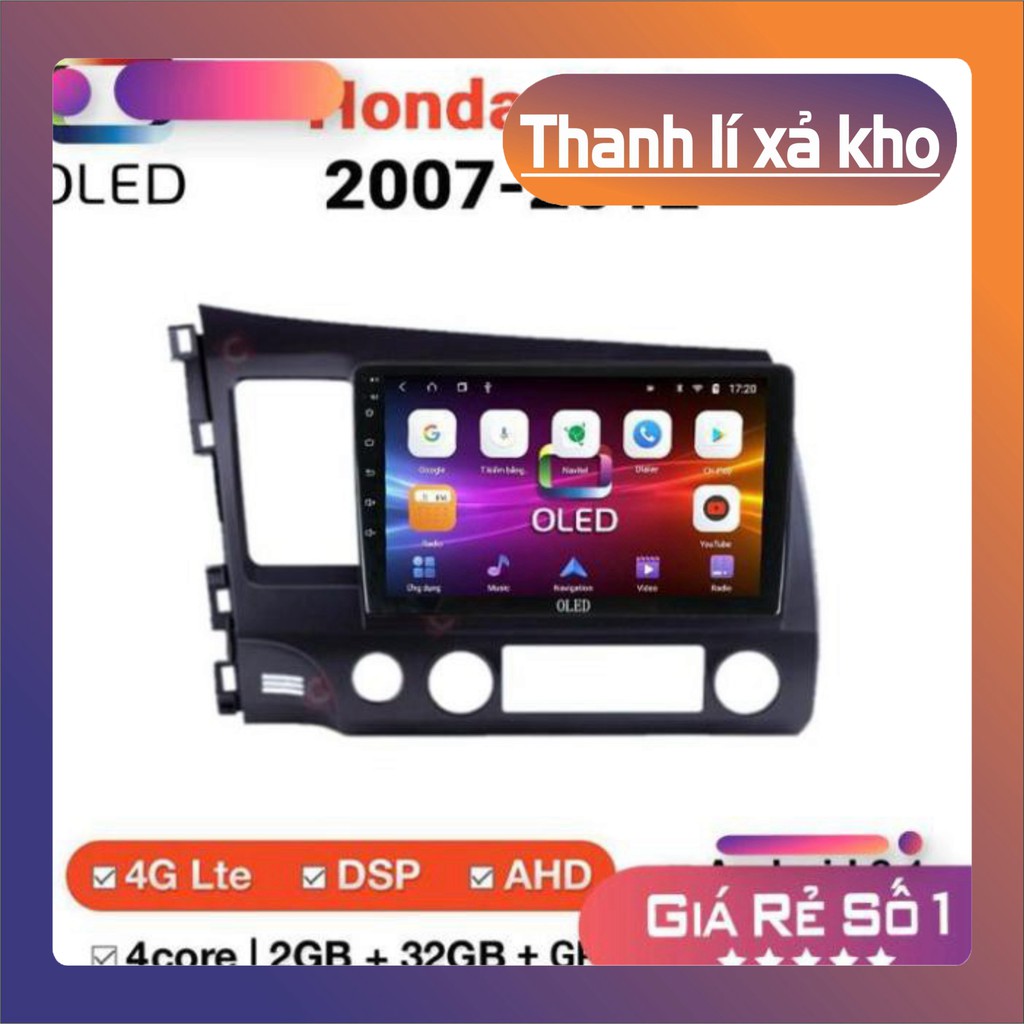 Màn Hình Android OLED C2 Theo Xe HONDA CIVIC