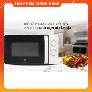 [Hỏa tốc 1 giờ] [FREESHIP] Lò vi sóng Electrolux EMM20K18GW 20 lít - Hàng chính hãng, bảo hành 12 tháng Huy Anh
