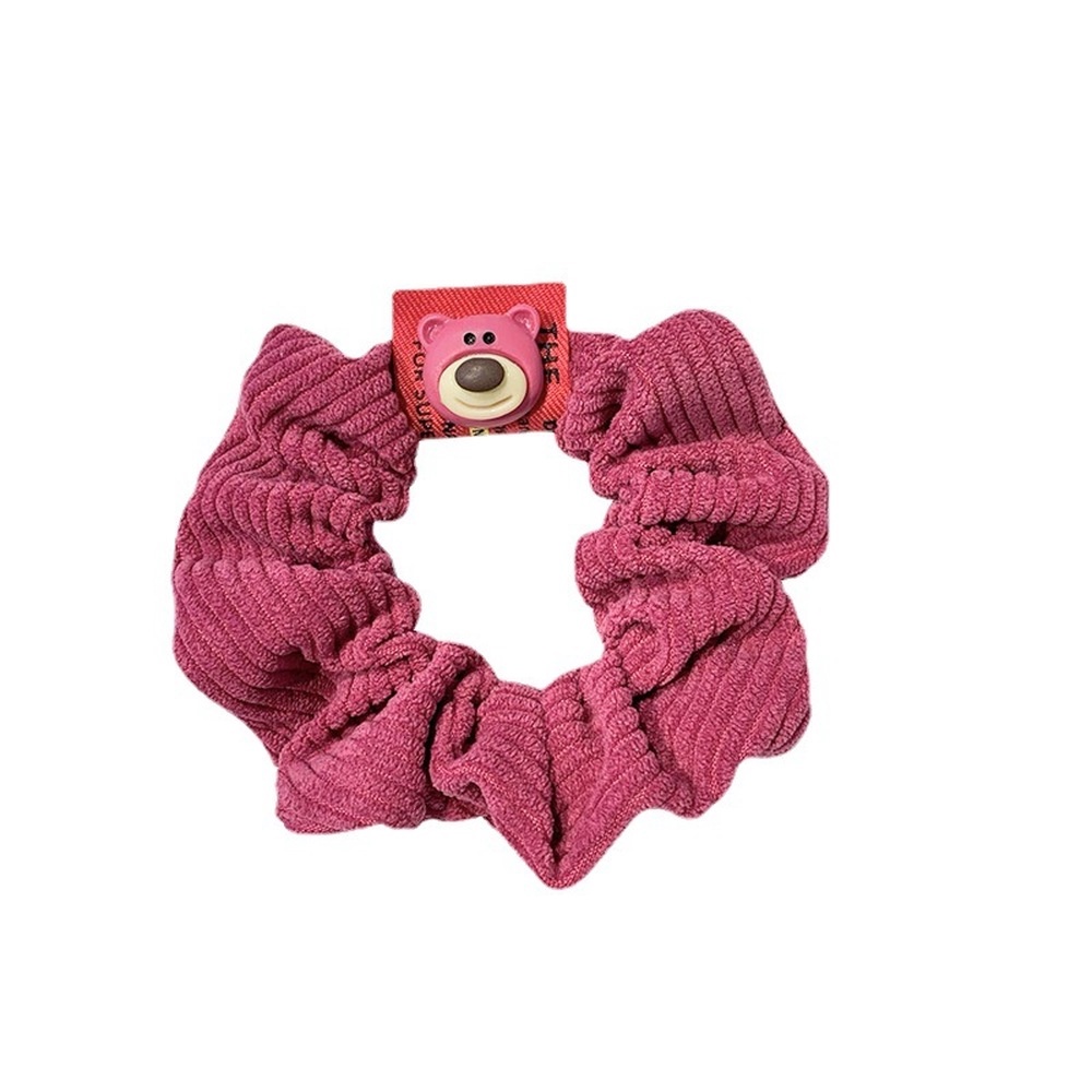 Kẹp Tóc/ Dây buộc tóc vải hình gấu hoạt hình dễ thương phong cách hàn Quốc