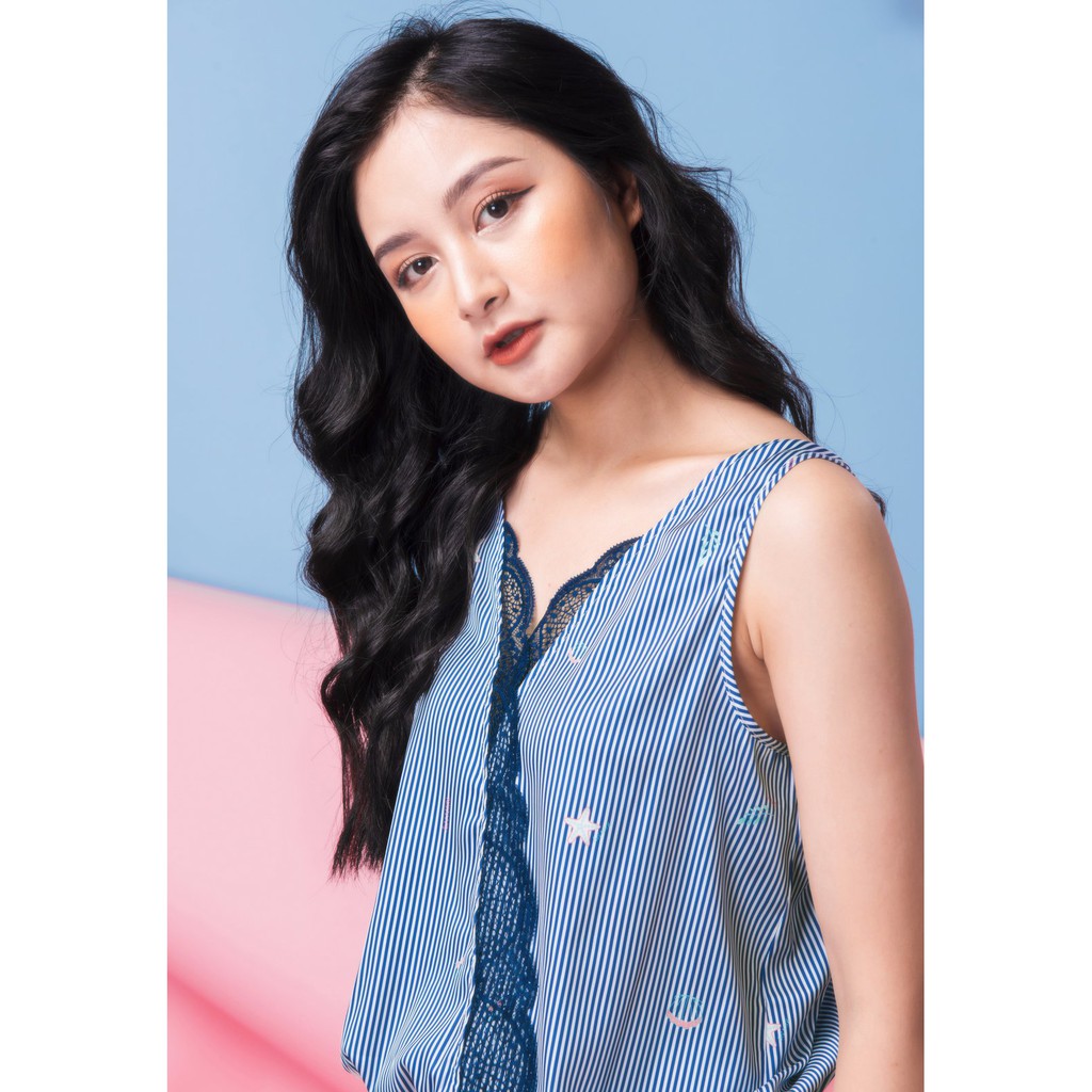 Jumpsuit WINNY hè 2020 sát nách quần đùi    CASA206004