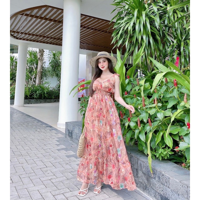 Váy maxi đi biển