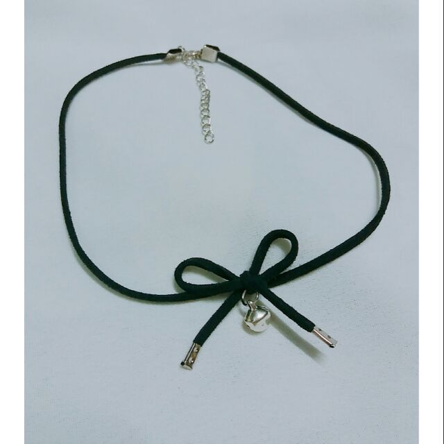 Vòng Choker Nơ Chuông Đen