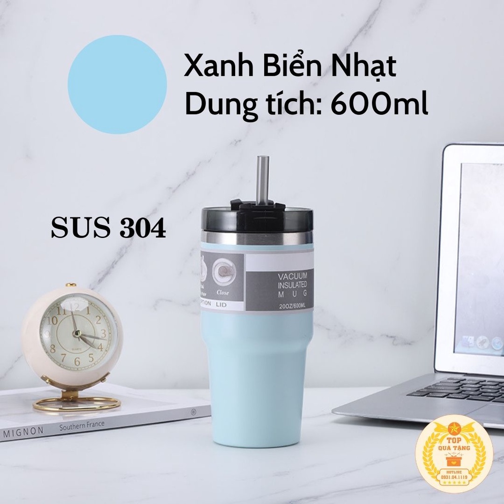 Cốc giữ nhiệt khắc tên LGN605 600ml Inox 304 giữ nhiệt 6-12 tiếng