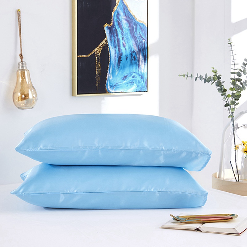 Vỏ gối vải lụa satin đơn giản hiện đại