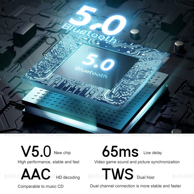 Tai Nghe bluetooth Không Dây Chống Nước Có Micro