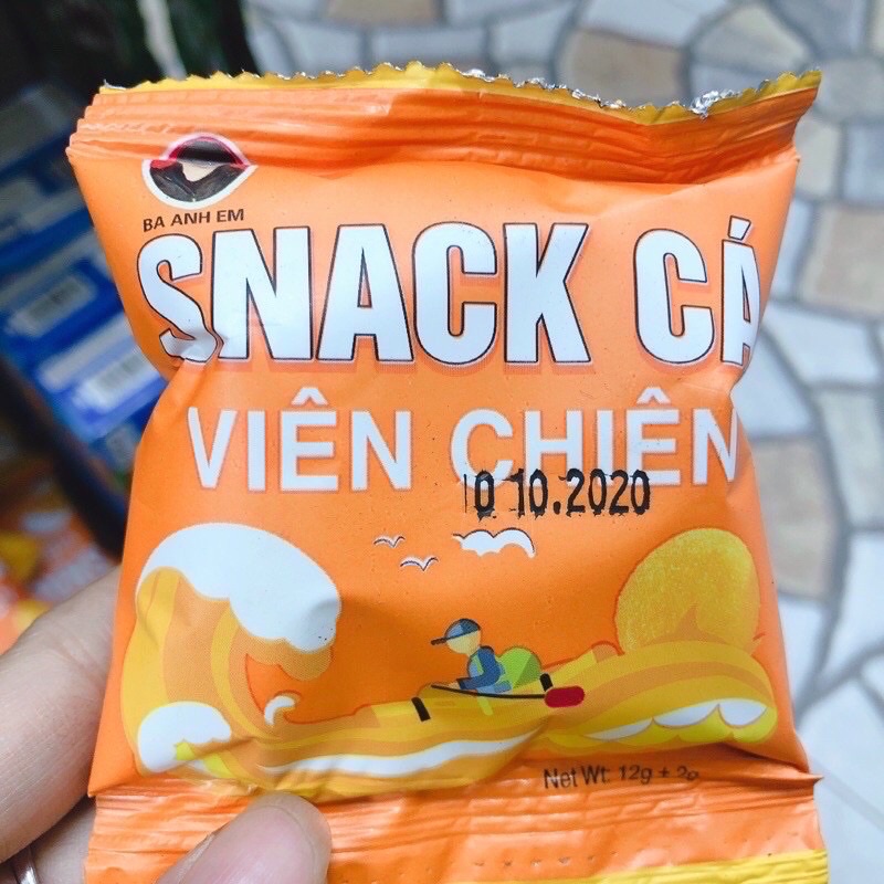 Snack cá viên chiên giòn ngon (lẻ 1 gói)