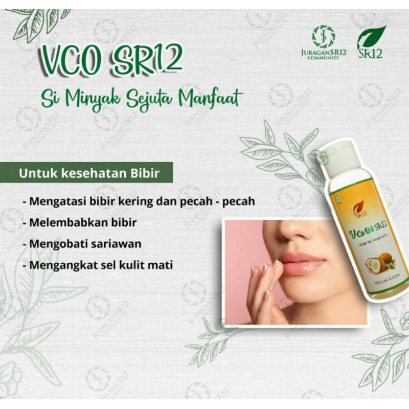 (Hàng Mới Về) Dầu Dừa Nguyên Chất Sr12 Vco 60ml Đa Tác Dụng Làm Đẹp Và Chăm Sóc Sức Khỏe