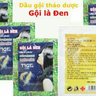 Dầu gội nhân sâm đen tóc TIGI (dây 10 gói)