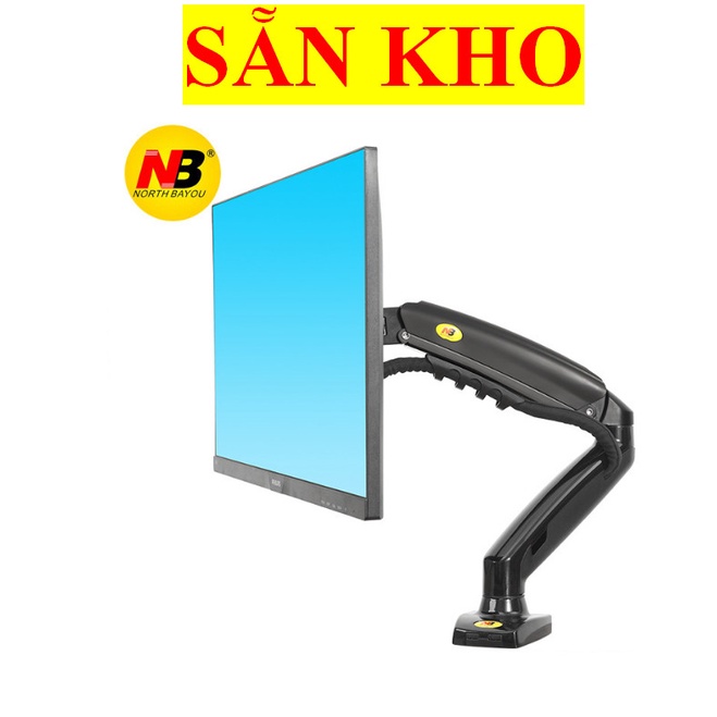 Giá đỡ màn hình máy tính North Bayou NB-F80 (gắn bàn) 17inch - 30inch - Xoay 360 độ