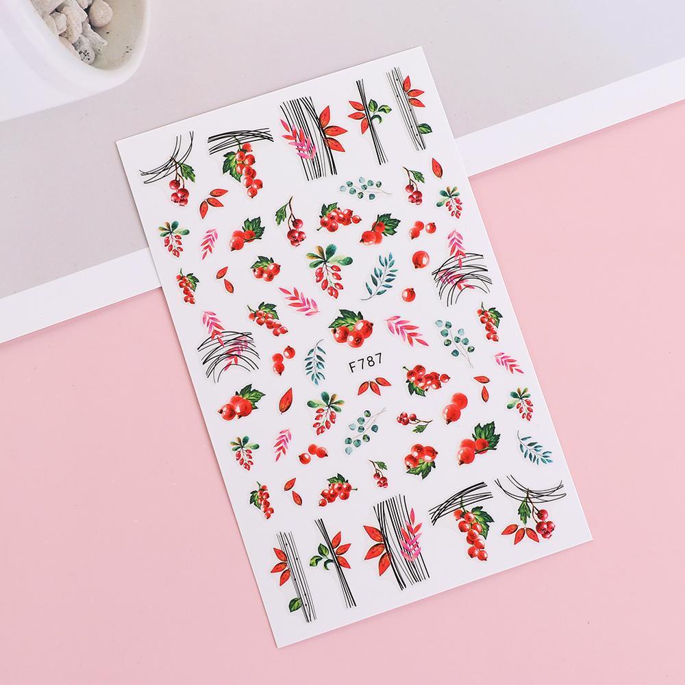 Hình Dán Trang Trí Móng Tay Dạng Trượt Hiệu Quả|Decal Dán Tường Mùa Thu