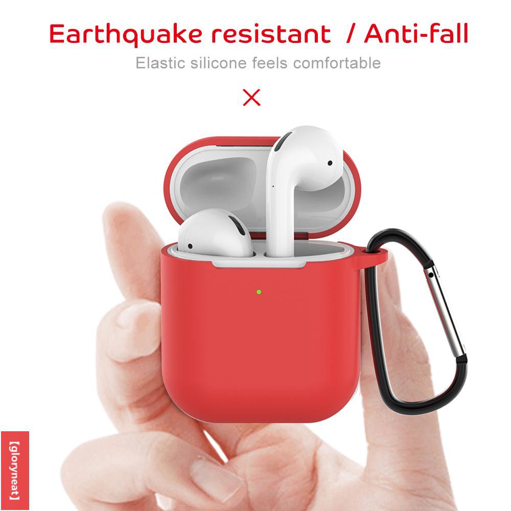 Ốp Bảo Vệ Hộp Đựng Tai Nghe Airpods 2 Silicon Thiết Kế Xinh Xắn | BigBuy360 - bigbuy360.vn