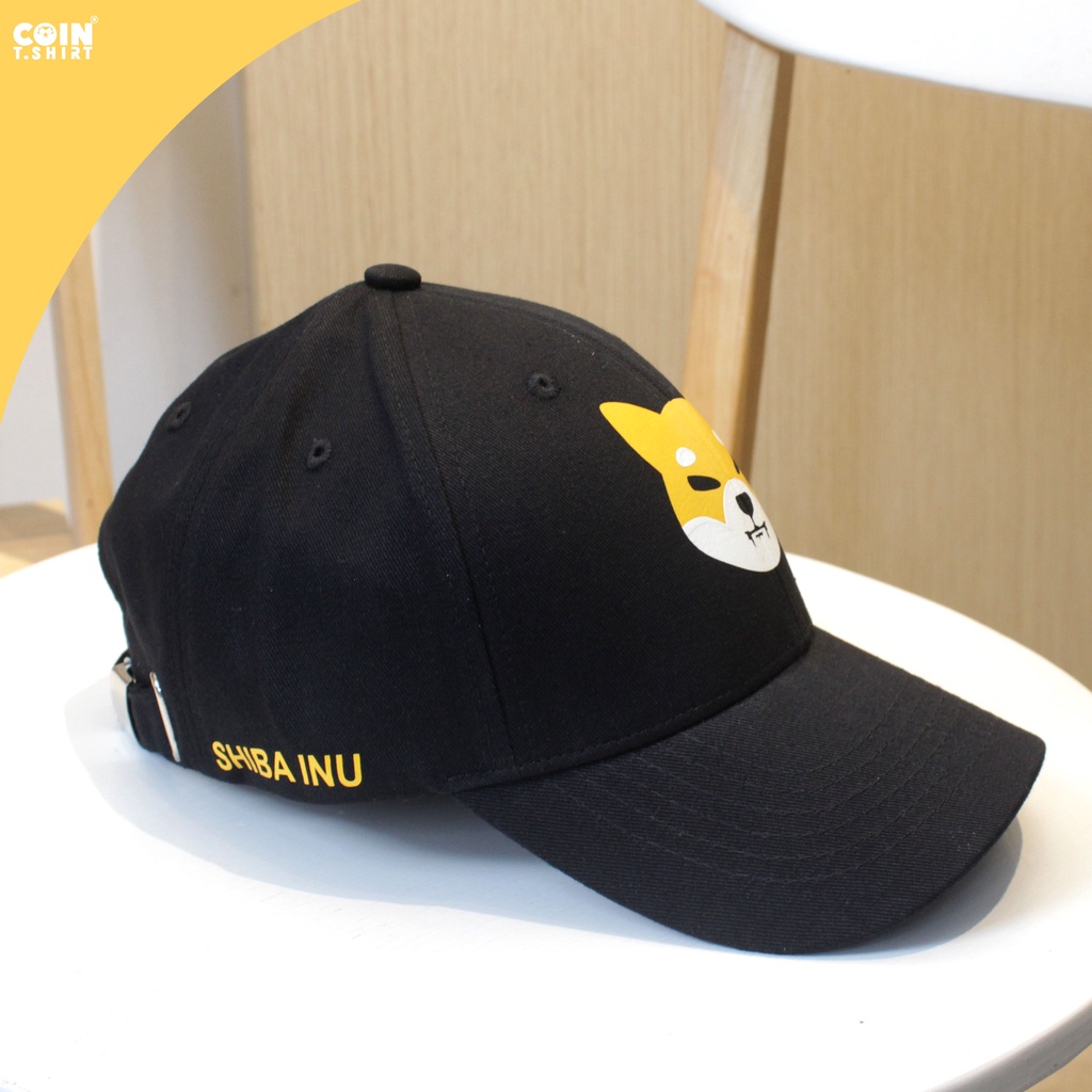 Mũ cao cấp Shiba Inu  Binance, Bitcoin, Cointshirt